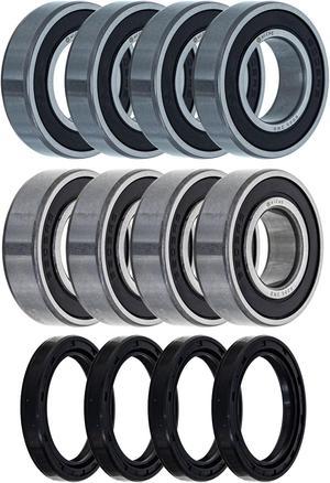 NICHE Wheel Bearing Seal Kit for Kawasaki Mule 2010 2030 2500 2510 2520 6005-2RS 6205-2RS