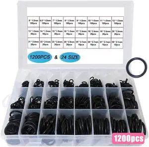 Acaigel 1200Pcs Rubber Seal Ring O-Ring Gasket Washer 6MM-28MM Car A/C HVAC US Acaigel 1200Pcs Rubber Seal Ring O-Ring Gasket Washer 6MM-28MM Car A/C HVAC US