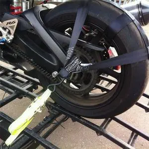 Acaigel Motorcycle Rear Wheel Tie Down Strap Safety Belt Tire Transport Harness US Stock