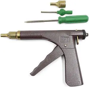 Acaigel Tubeless Tire Puncture Repair Tool Tire Mushroom Plugs Vacuum Gun Kit  for Car,Truck, Motorcycle, ATV,RV,Tractor, Heavy Duty
