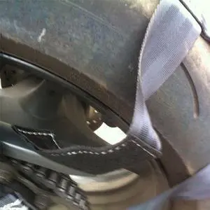 Paiying Motorcycle Rear Wheel Tie Down Strap Safety Belt Tire Transport Harness US Stock