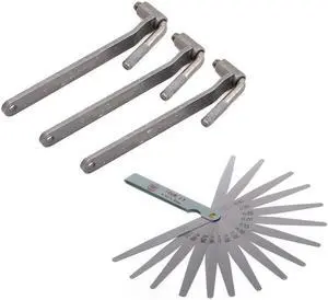 Acaigel 3x Motorcycle Engine Valve Adjustment Tool Screw Wrench w/ 1x Feeler Gauge USA