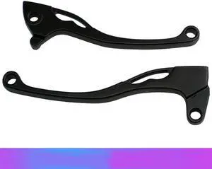 Paiying 2Pcs Black Aluminum Motorcycle Front Brake Clutch Levers 8mm Mounting Hole USA