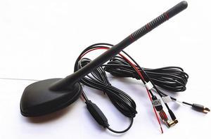 Car Radio GPS & DAB & AM/FM Aerial Universal Roof Mount Antenna 5M Cable SMA SMB