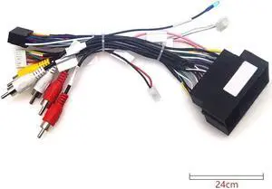 Acaigel Car 16 Pin Android Wiring Harness With Canbus box For Jeep Cherokee 15-19