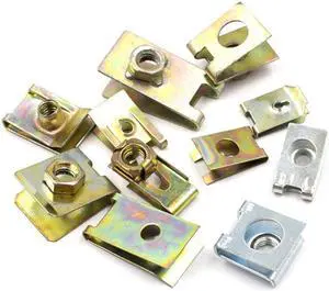 Acaigel 150x Mixed Metal U-Type Clip Vehicle Fender Bumper Board Panel Fastener Retainer Acaigel 150x Mixed Metal U-Type Clip Vehicle Fender Bumper Board Panel Fastener Retainer