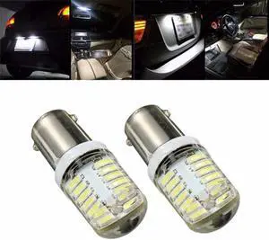 Yingshan 10x BA9S 24SMD LED Light White Car Side Light Lamp Interior bulbs White DC 12V