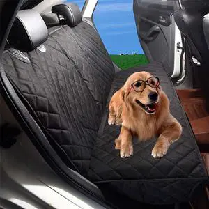 Paiying 1x Car Rear Seat Cover Pad Interior Pet Dog Cat Mat Fit Split & Solid Back Bench