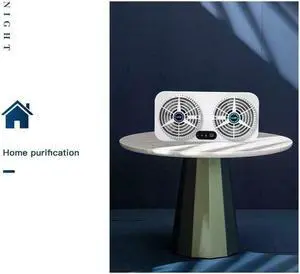 Paiying ar Home Dual-use Exhaust Fan Auto USB Charging Cooling Tool Car Air Circulation Smoke Exhaust Fan Car Ventilation Fan Ship?from?USA