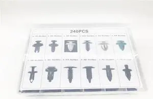 Acaigel 240Pcs Mixed Car Door Bumper Panel Fender Fastener Push Rivet Retaining Clip USA Acaigel 240Pcs Mixed Car Door Bumper Panel Fender Fastener Push Rivet Retaining Clip USA