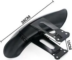 Acaigel Balck Metal Motorcycle Front Fender Mudguard Mud Flap Guard For Honda CG125 USA Acaigel Balck Metal Motorcycle Front Fender Mudguard Mud Flap Guard For Honda CG125 USA