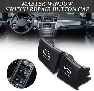 Yingshan 2 Pcs Car Driver Window Switch Button Cap Left+Right For Mercedes-Benz ML-Class Yingshan 2 Pcs Car Driver Window Switch Button Cap Left+Right For Mercedes-Benz ML-Class