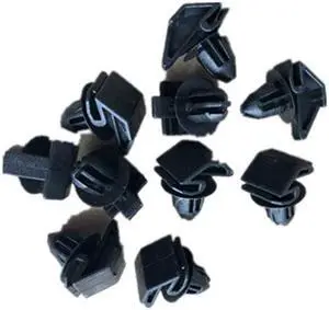 Yassdwbn For Ford 10 Pcs Fender Corner & Rocker Moulding Clips Replace OEM # W790225-S900