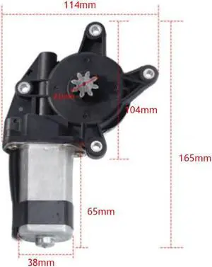 Paiying Right Side 12V 30W Car Window lifter Motor Power Window Regulator