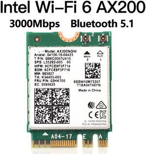 Acaigel For Intel WiFi 6 AX200 AX200NGW Wireless Network Card 802.11ax 160MHz Bluetooth