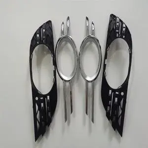 Acaigel Front Fog Light Trim Set Left & Right For 2007-2009 Mercedes Benz W211 E350 E550