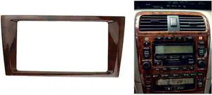 Acaigel ABS Stereo Radio 2 Din Fascia Panel Frame Trim USA Ship For 00-04 Toyota Avalon
