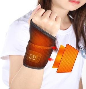 USB Electric Heating Wristband Adjustable Brace Carpal Joint Protection Hand Wrist Hot Wrap