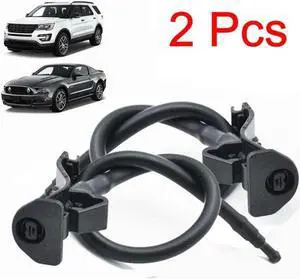 2Pcs Wiper Washer Nozzles For Ford Explorer MK5 2011-18 Ford Mustang 2010-14