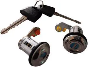 Yingshan 1 Set New Door Lock with Key 69051-16250 69052-16230 For 1995-2000 Toyota Tercel