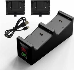 1set USB Charger Station Dock+Rechargeable Battery 800MHA For XBox One Controlle