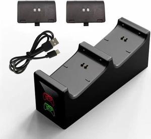 USB Charger Station Dock+Rechargeable Battery 800MHA For XBox One Controller