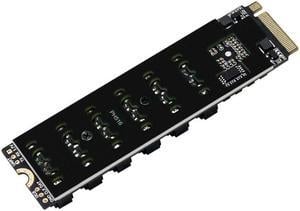 M.2 NVME PCI-E PCIE 3.0 X4 X8 X16 To 6 Port 3.0 SATA Adapter Card 6Gbps Chassis server PC Computer Expansion