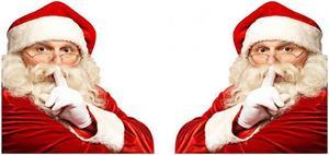 2PCS Santa Claus Christmas Funny Decal Side Left&Right Car Window Sticker Universal