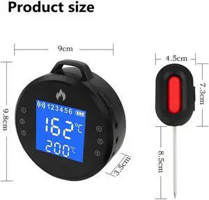 Yassdwbn WiFi Meat Thermometer Bluetooth Meat Thermometer