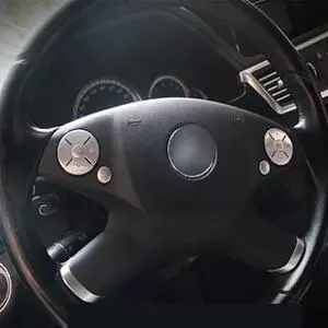 Paiying Set Steering Wheel Button Cover Sticker Trim Fit For Benz C E S-Class W204 W212 Paiying Set Steering Wheel Button Cover Sticker Trim Fit For Benz C E S-Class W204 W212