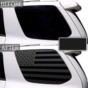 Paiying American Flag Window Decal Sticker Precut Fits For Toyota 4Runner 2010-2022