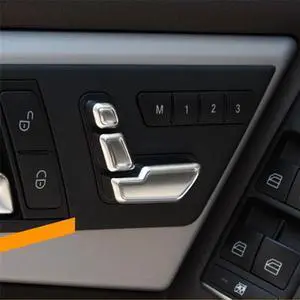 Paiying 6 Pcs Left Right Chrome Door Seat Adjust Button Switch Cover Trim For Mercedes-Benz E Class W212 Paiying 6 Pcs Left Right Chrome Door Seat Adjust Button Switch Cover Trim For Mercedes-Benz E Class W212