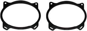 Acaigel 2x Rear Deck Speaker Gaskets Adapter for Toyota 6 x 9 Inch