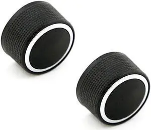 Acaigel 2Pcs Rear Control Knobs Audio Radio For Escalade Enclave Tahoe Chevrolet GMC