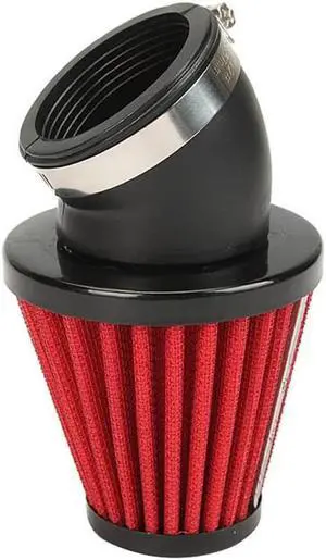 1Pcs Red 45 Degree Bend 48mm Motorcycle Car Truck 3" Cold Air Intake Filter Kit 1Pcs Red 45 Degree Bend 48mm Motorcycle Car Truck 3" Cold Air Intake Filter Kit