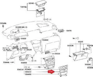 Yassdwbn 1x Front Instrument Panel Dash Plate For 2003-2008 Toyota Corolla 55520-02090-B1 Yassdwbn 1x Front Instrument Panel Dash Plate For 2003-2008 Toyota Corolla 55520-02090-B1