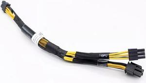 Acaigel GPU Power Cable 0TR5TP 8 to 8+6 For Dell R740 R740xd GPU Power Cable Riser to GPGPU