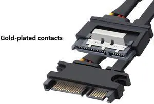 22Pin SATA Power Extension Cable 22Pin 7+15 Male to Female Data Power Combo Extension Cable 50cm