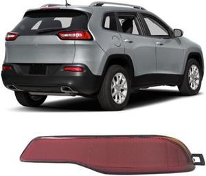 Acaigel Rear Right Side Bumper Reflector Red Lens For Jeep Cherokee 2014-2018