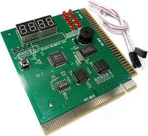 4-Digit PC Analyzer Diagnostic Post Card Motherboard Fault Tester For ISA PCI