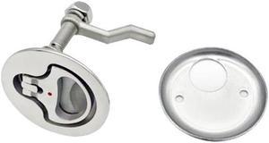 2pcs 316 Stainless Steel Marine Boat Hatch Latch Turning Lift Handle Lock Latch