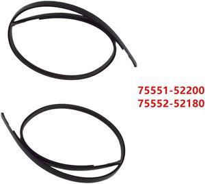 1 Pair Roof Moulding Trim Strip For Toyota Yaris Hatchback 12-14