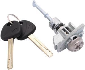 Left Front Driver Side Door Lock Cylinder with 2 Keys For Sonata 15-19