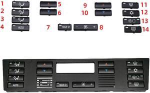 Acaigel A/C Switch Panel Button Covers For BMW X5 E53 64116915812