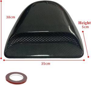 Acaigel Carbon Fiber Look - ABS Car Air Flow Intake Hood Scoop Vent Cover