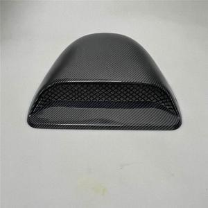 FYUU Carbon Fiber Look - ABS Car Air Flow Intake Hood Scoop Vent Cover