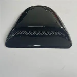 Yassdwbn Car Glossy Black ABS Plastic Air Flow Vent Decorative Cover 38cm*35cm