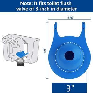 Acaigel 1 Pair Toilet Flapper Replacement For Gerber 99-788 For 3 Inch Toilet