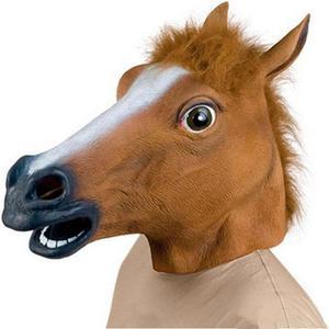 Horse Head Mask Halloween Party Animal Costume Novelty Fancy Prop