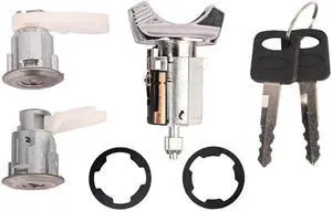 Furulu Ignition Door Lock Cylinder Set Accessories For Ford Bronco F150 F250